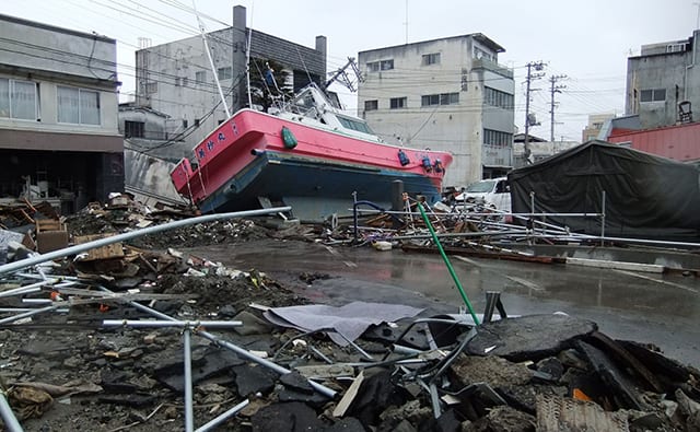 震災当時の石巻の様子