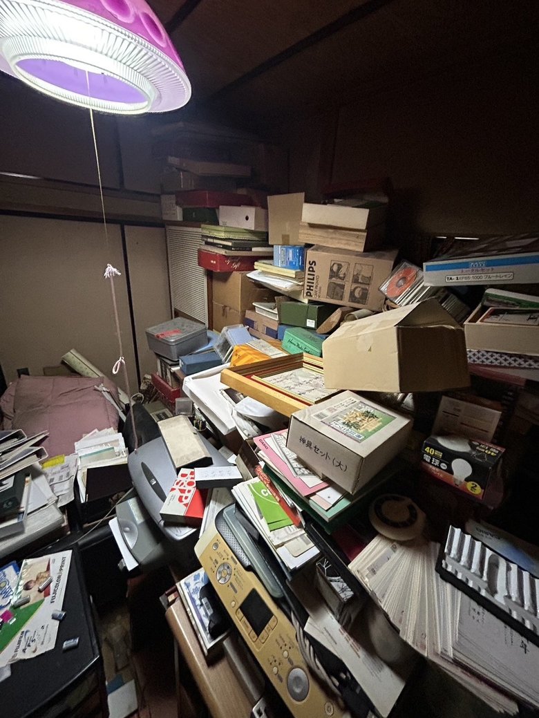柴田さんが実際に遺品整理を担当した家の様子