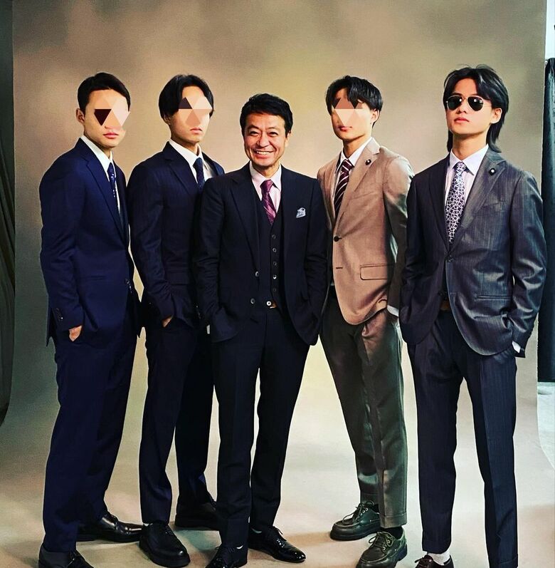 息子さんたちと