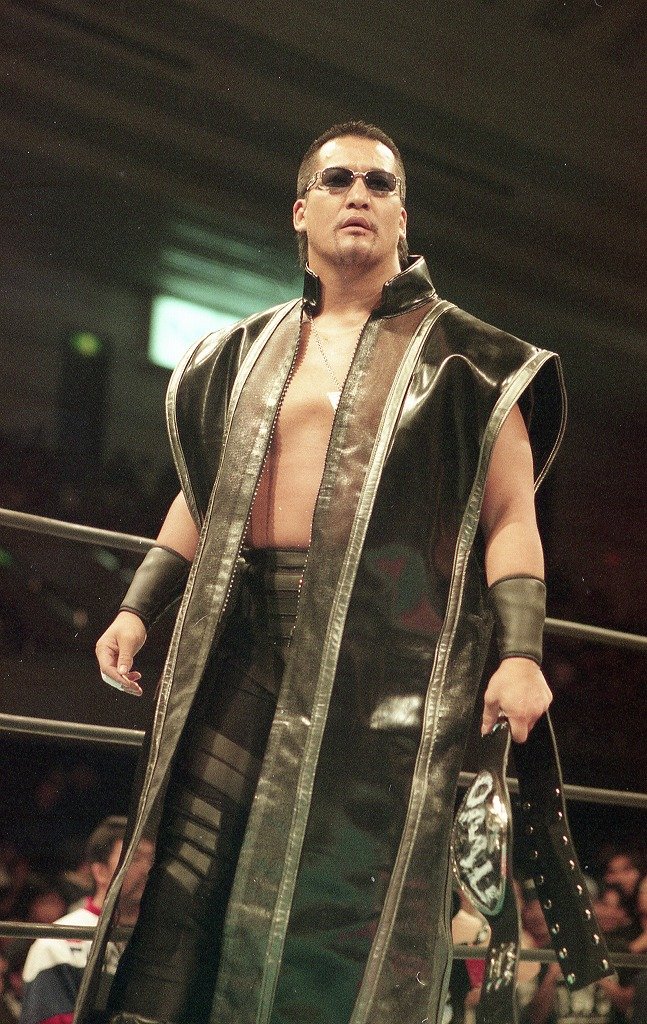 新日本プロレスの人気レスラーとして大活躍！1997年12月（大阪府立体育会館にて）