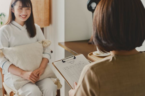助産師からの丁寧なカウンセリングによって一人ひとりに寄り添った過ごし方を提案 