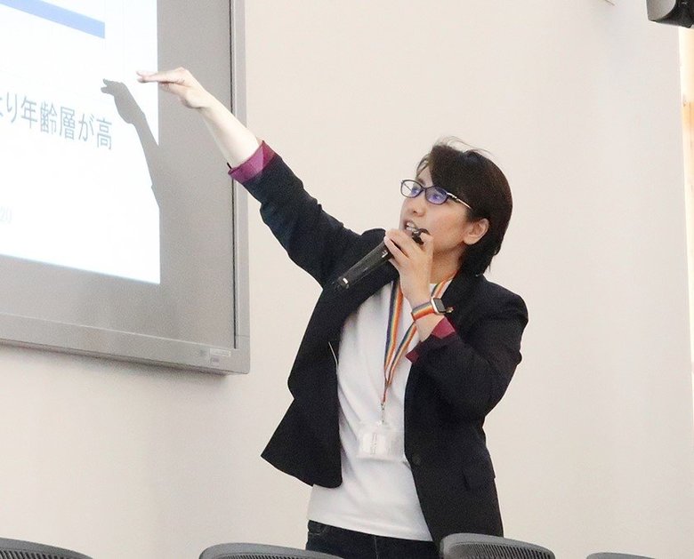 LGBTの視点で多くの企業に職場づくりを提案している村木さん