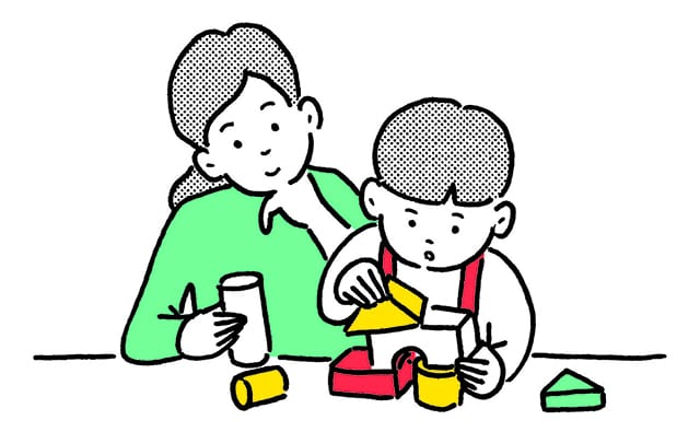 子どもを見守る大人