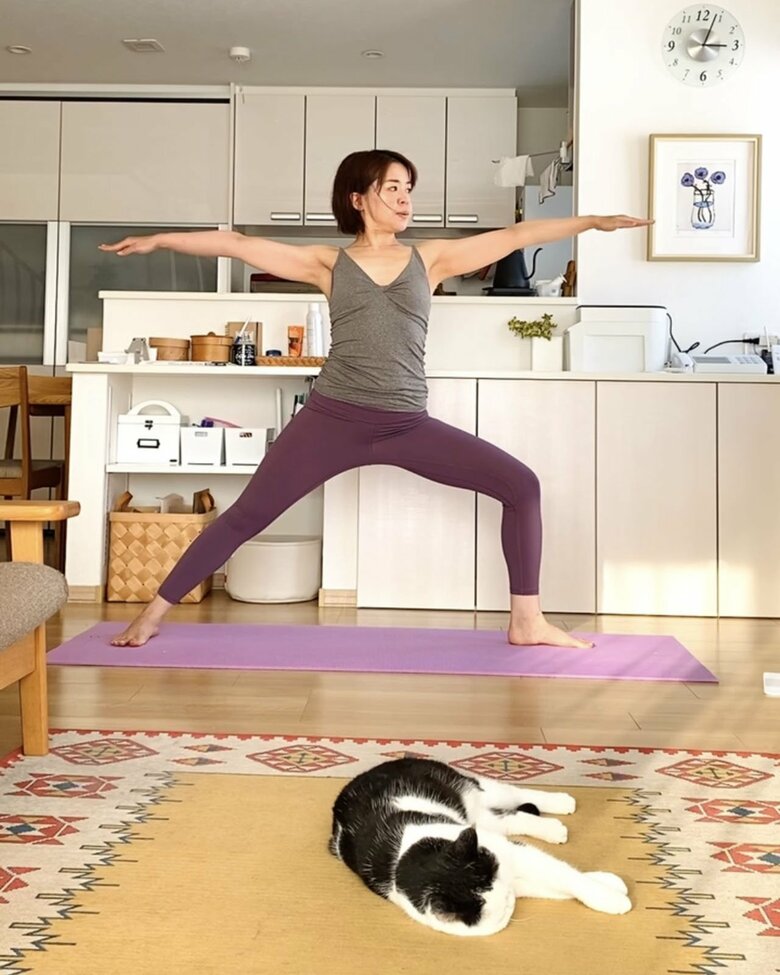 宅トレするねこくらさん