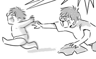 「早すぎる…」子どもの逃げ足に混乱する父