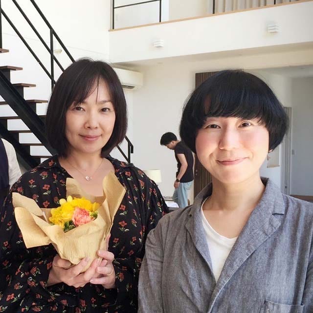 撮影後に石井麻里監督と