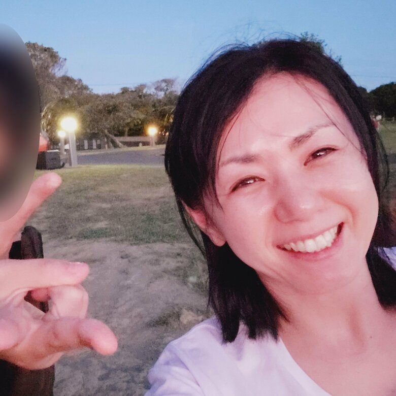  3年前に家族でキャンプに行った時