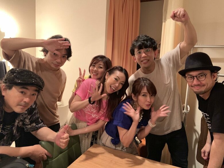 太陽とシスコムーン20周年LIVEのときのバンドメンバーと