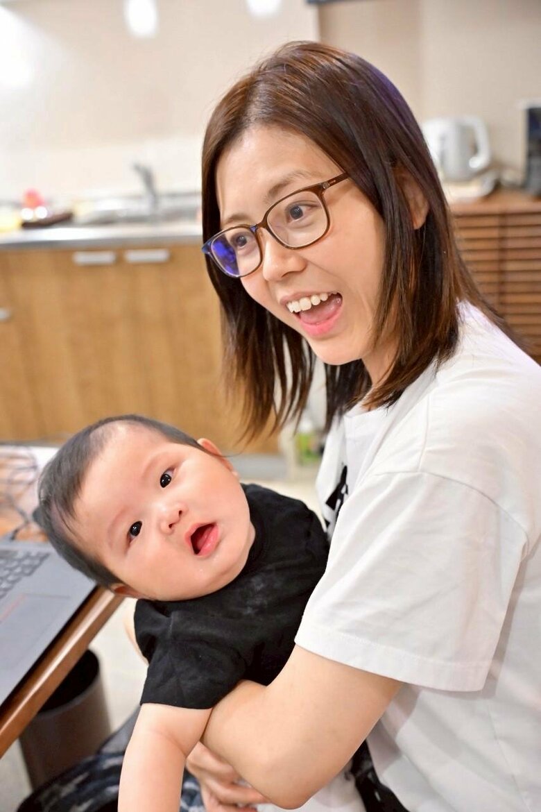 育児中のひとコマ