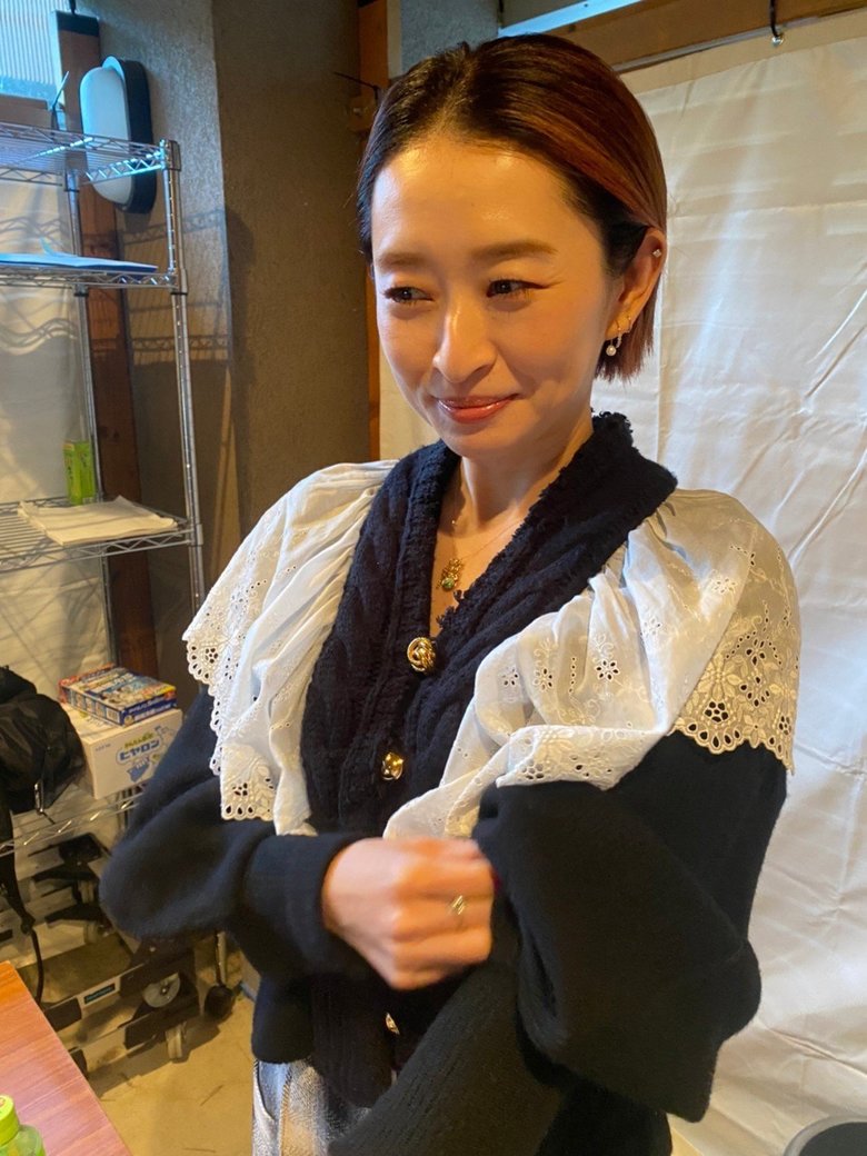 打ち合わせの合間に1枚　