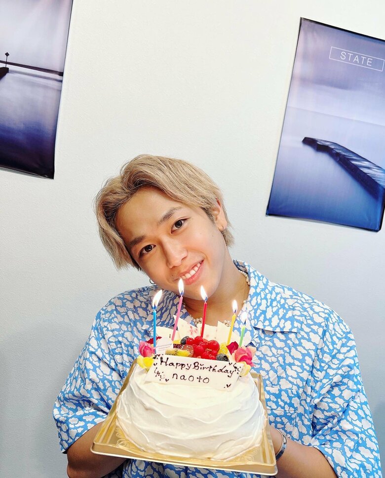 昨年8月27日に誕生日を迎えたときのnaotoさん