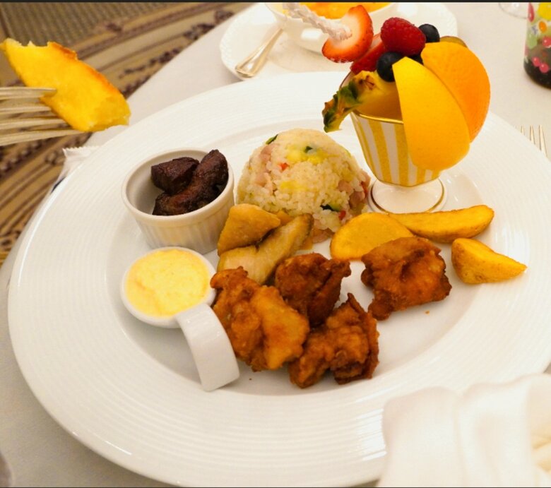 結婚式に参列した際は、乳卵不使用のキッズプレートを作ってもらった