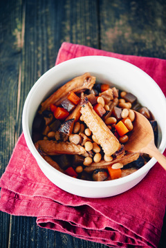 鶏手羽と大豆の煮ものレシピ