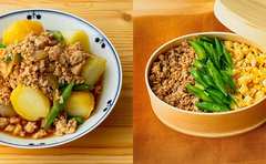 お弁当用の鶏そぼろで肉じゃがも作れる！「短時間で味も染み込む」