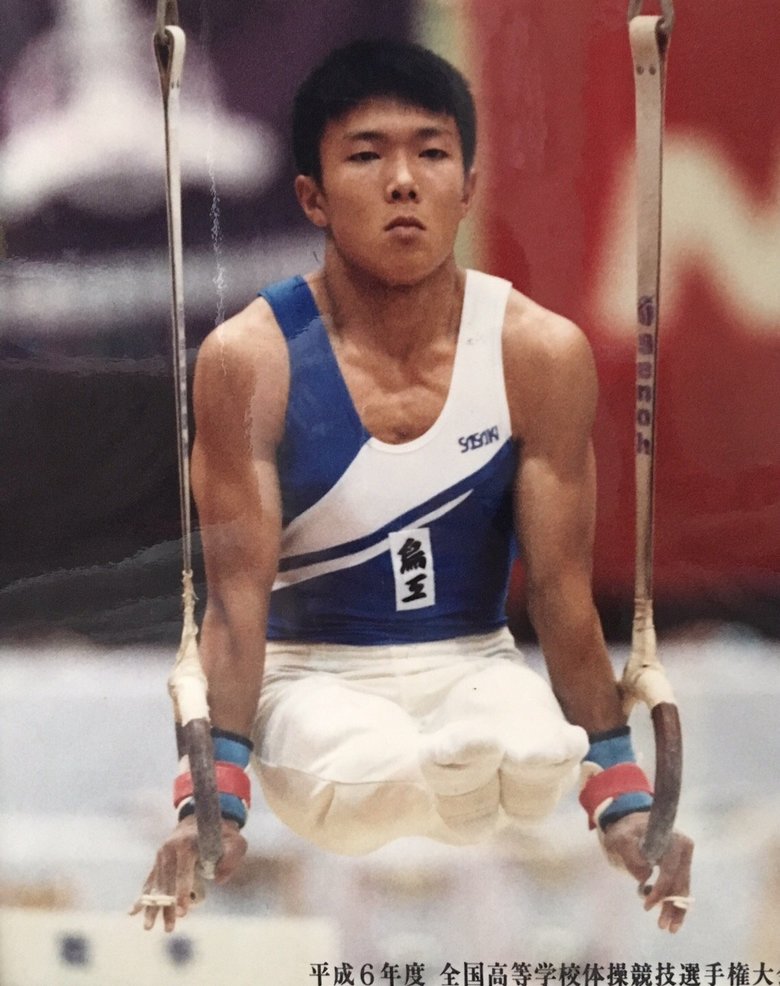 全国高等学校体操競技選抜大会出場時のオラキオさん