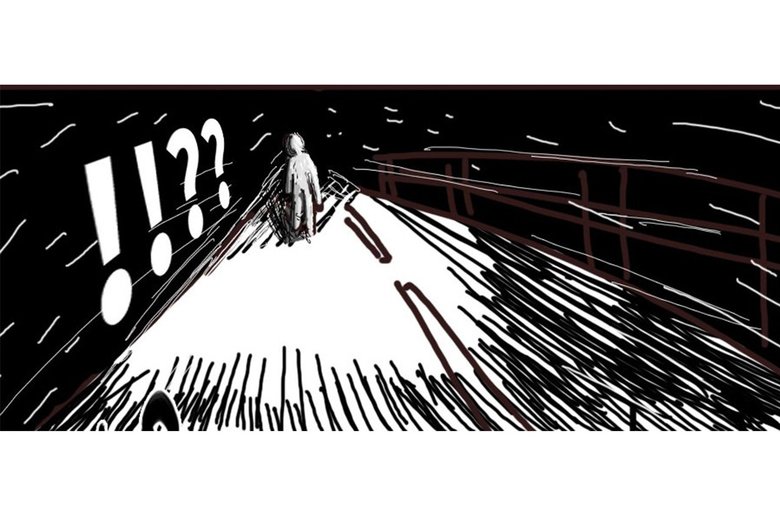 漫画「人を轢きかけたので警察呼んだ話」（3/47P）