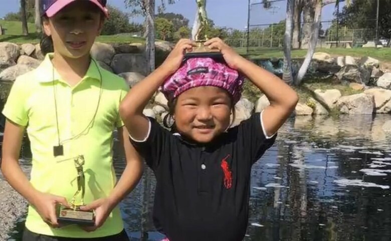 アメリカの大会で、２位に35打差をつけて優勝したとき