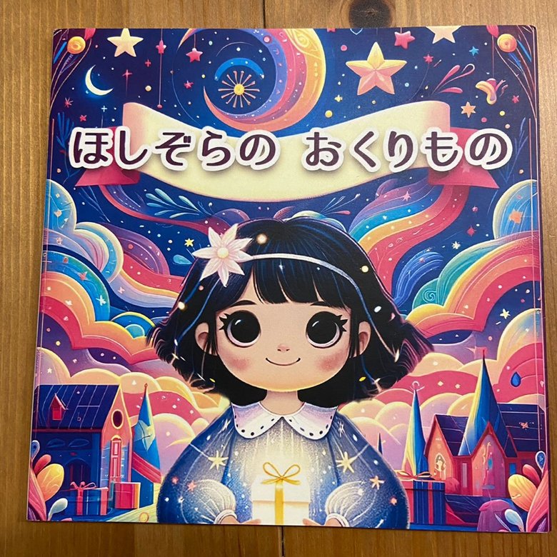 自作のAID出産告知絵本『ほしぞらのおくりもの』は昨夏、電子書籍として出版された