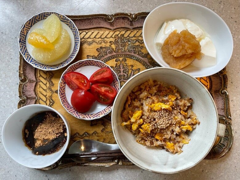 炭水化物・タンパク質・ビタミンなどバランスの取れた朝食