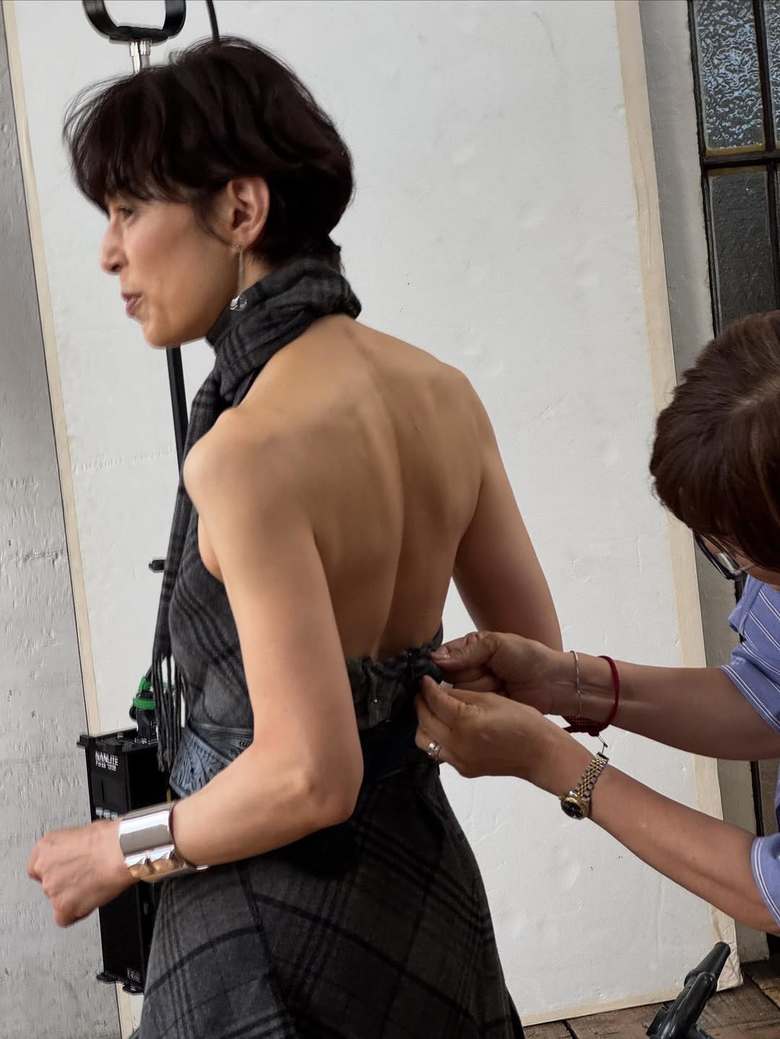 無駄なものがついていない！「背中はけっこうイケてると思うの」