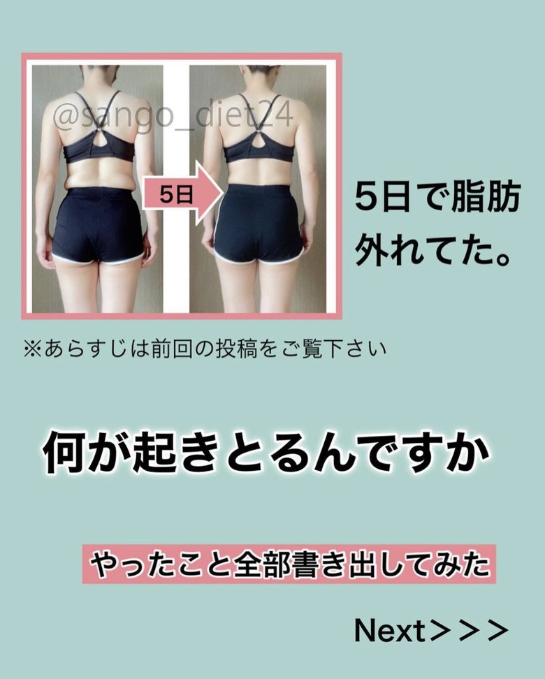 5日間でマイナス3.2kg！にーよんさんがやったこと全部（2/10）