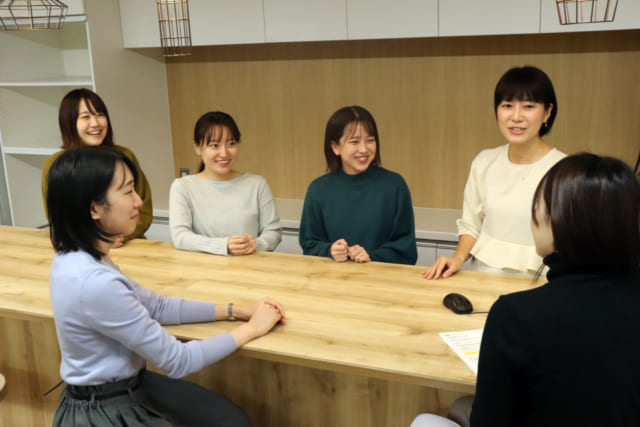 ピジョン 復職ママ会の様子
