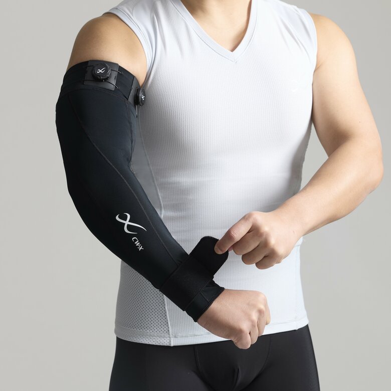 大谷選手のこだわりとワコールの技術を駆使して誕生したCW―X Arm Braceは、多くの投手寿命に貢献を目指す