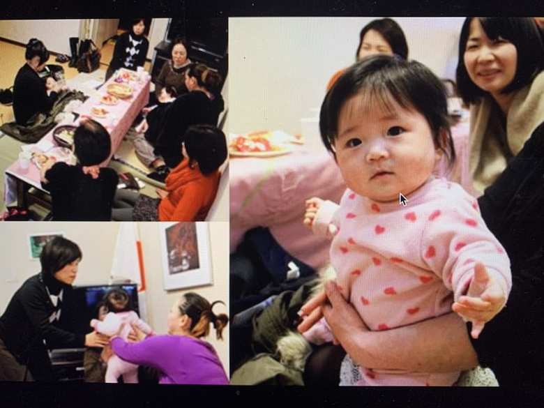 東京里帰りプロジェクトの利用者同士の交流の場となった茶話会