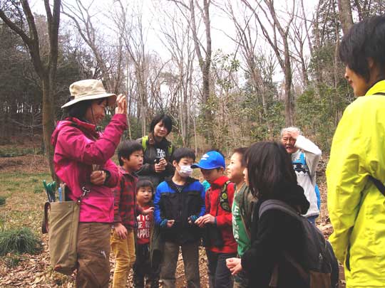 ガイドウォークの様子