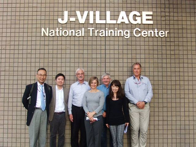 アメリカの専門家を引率し、原発内の視察をした際の1枚