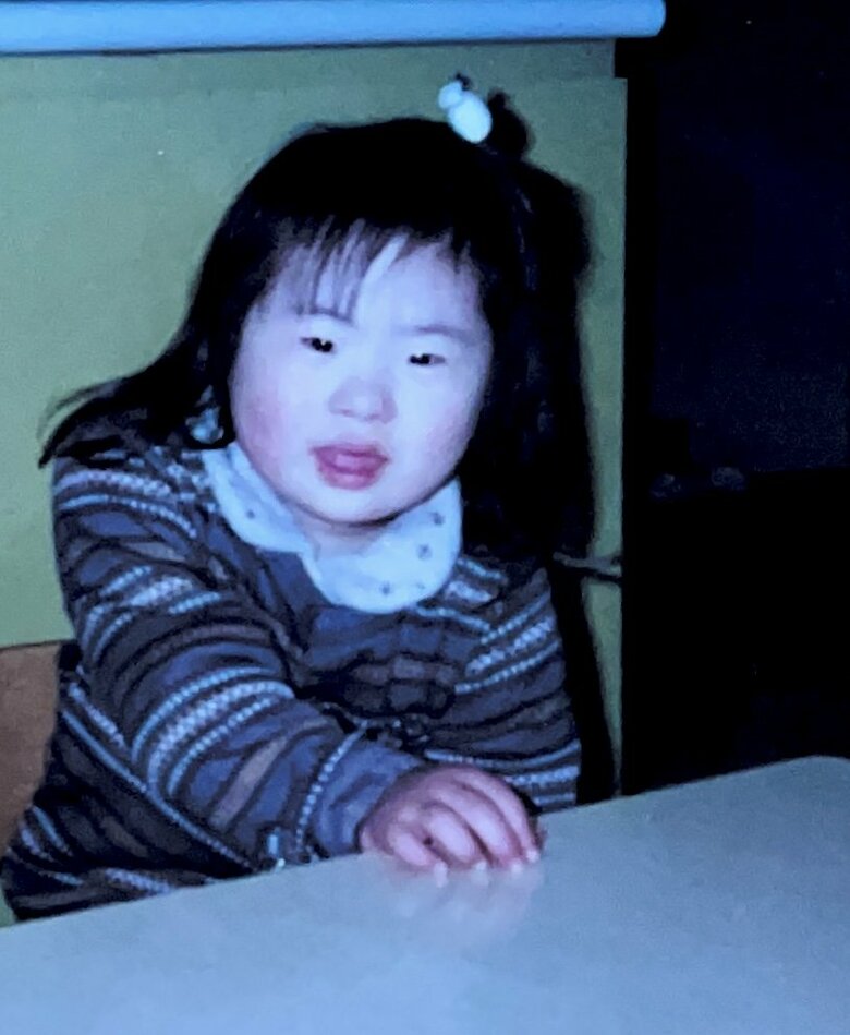 3歳の美貴さん。迷子になった当日の写真
