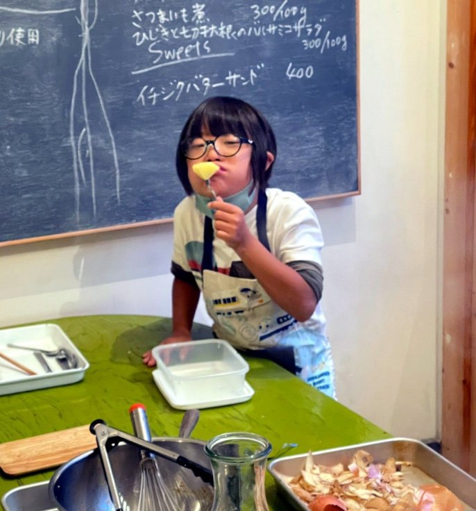 料理教室に通う次男の美良生くん