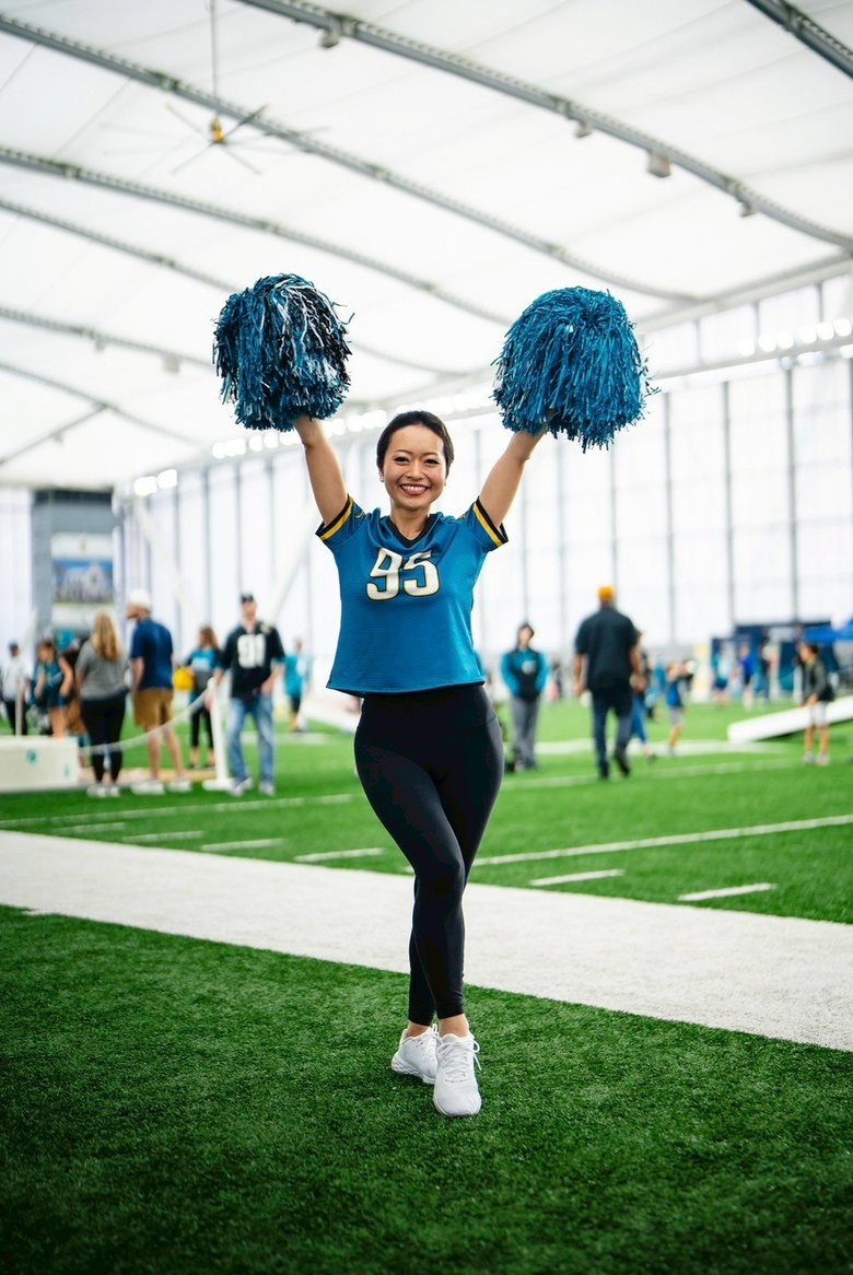 乳がんの治療中も笑顔を絶やさず乗り越えられたのは「ずっとチアをやってきたから」と本田さん