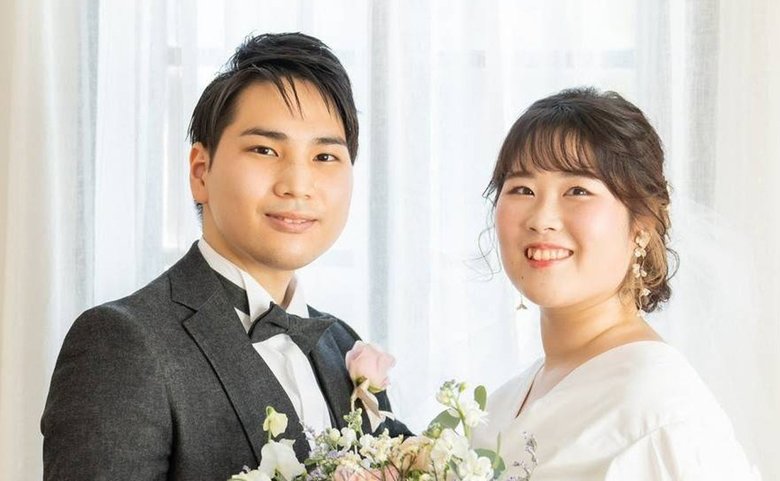 結婚式を挙げたのは、がんを告知された2か月後のことだった