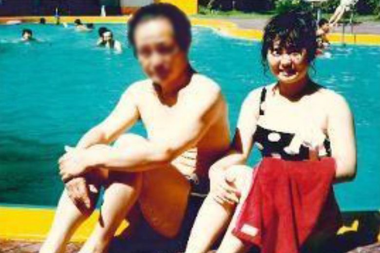 17歳のころ。父とのツーショット