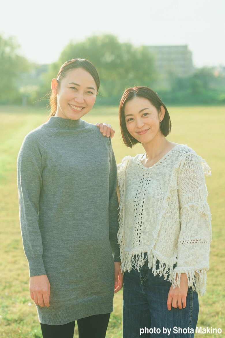 ふたりとも『ミスマガジン』出身で長年の友人関係だそう