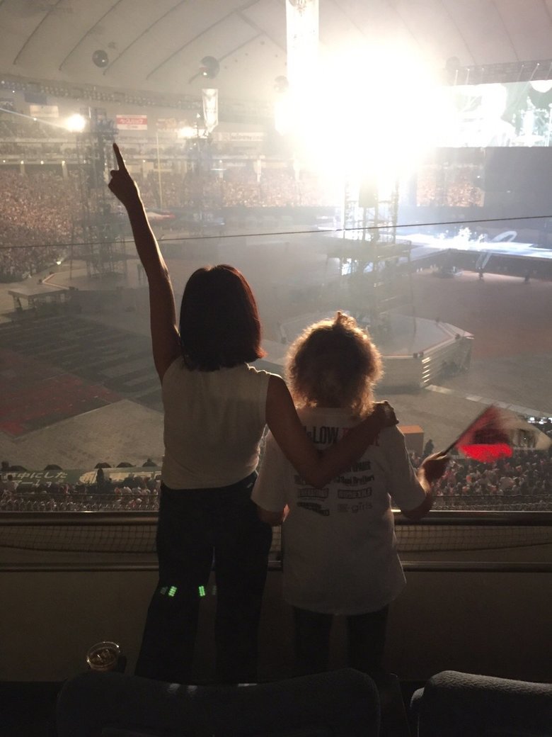 佐田真由美さんと母