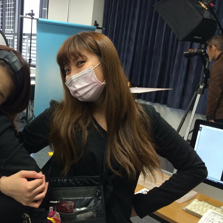 テレビ局のヘアメイク時代の森山さん