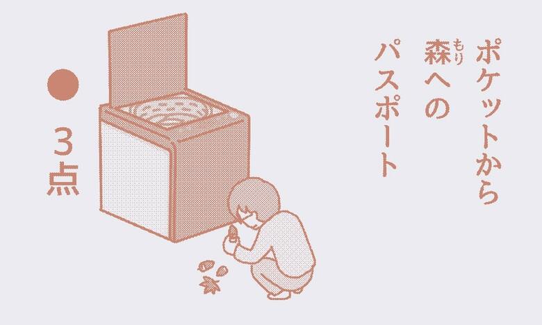 「ポケットから森へのパスポート」3点　洗濯済でも使用できますか？