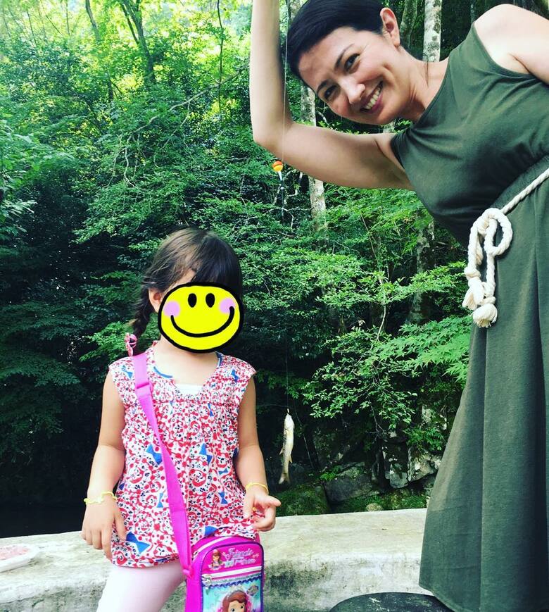 2016年に家族で川釣りに行ったとき