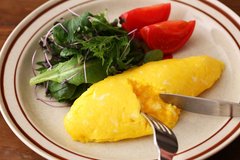 オムレツの作り方【極弱火で黄身が溢れ出す】