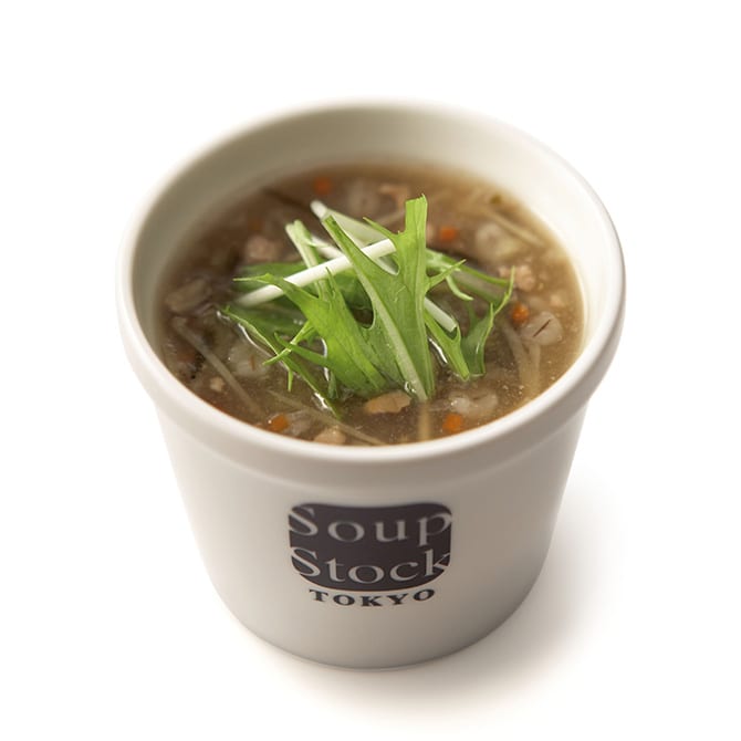スープストックトーキョーの生姜入り7種の野菜の和風スープ