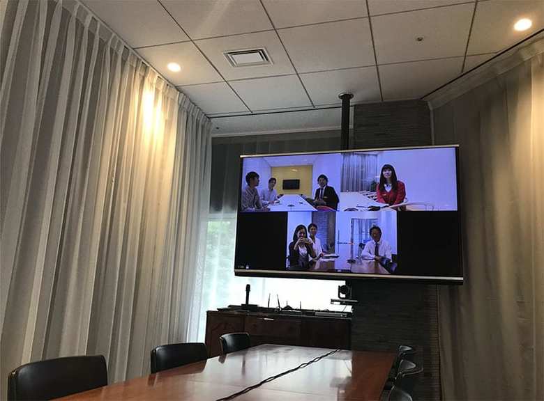 ヴィス テレビ会議の様子