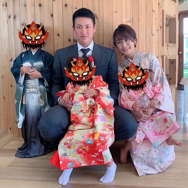 2020年の七五三の時に家族みんなでパチリ
