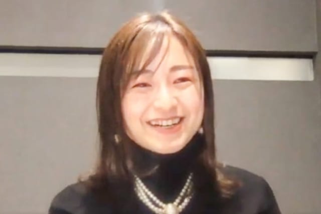 オンラインで取材に応じてくれた矢内彩さん