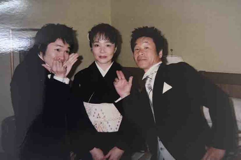 間寛平、間光代、間慎太郎