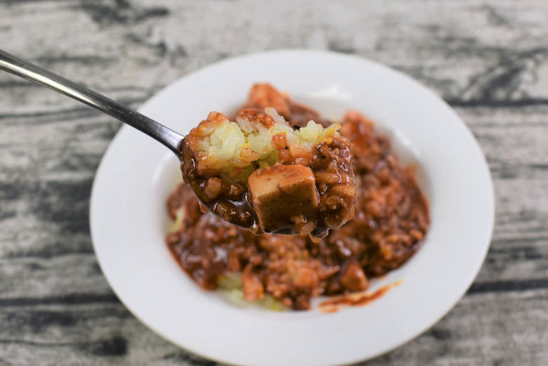セブンイレブンのおすすめランチ「四川風麻婆チャーハン」の食レポ画像