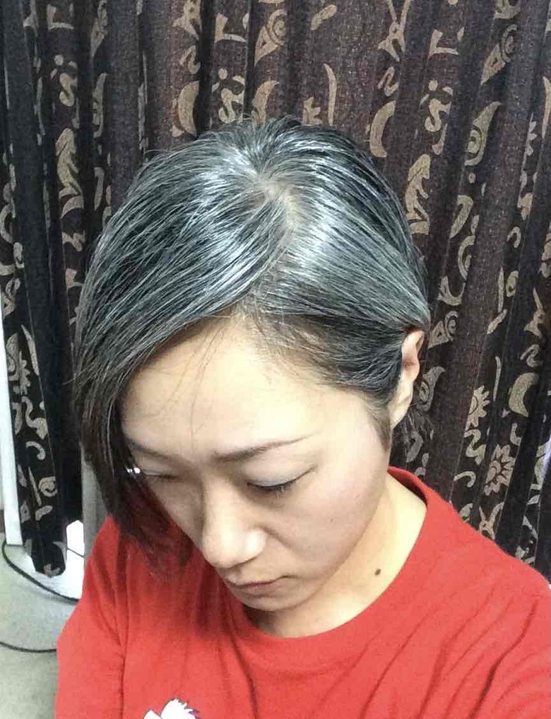 グレイヘアが完成した日の1枚