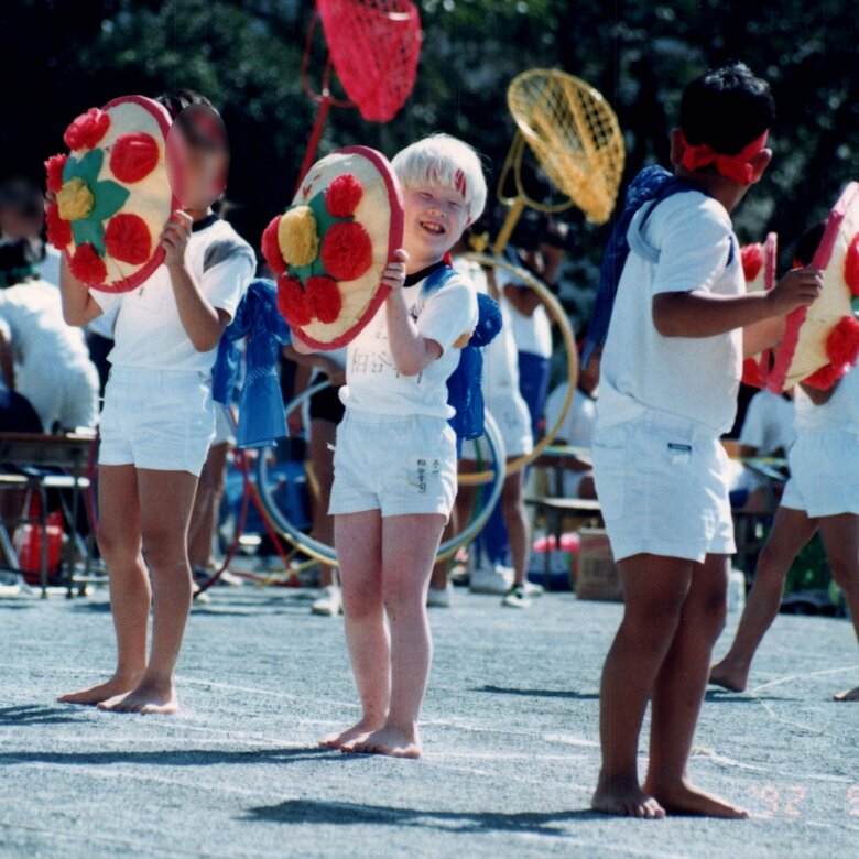 小学３年生の運動会にて