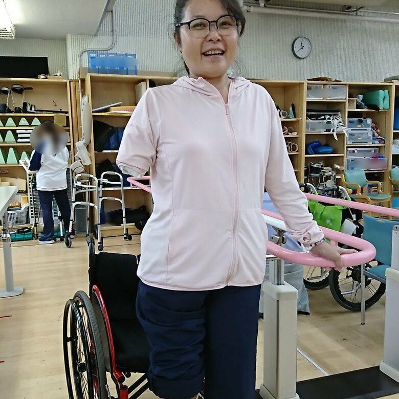 入院中のリハビリ風景